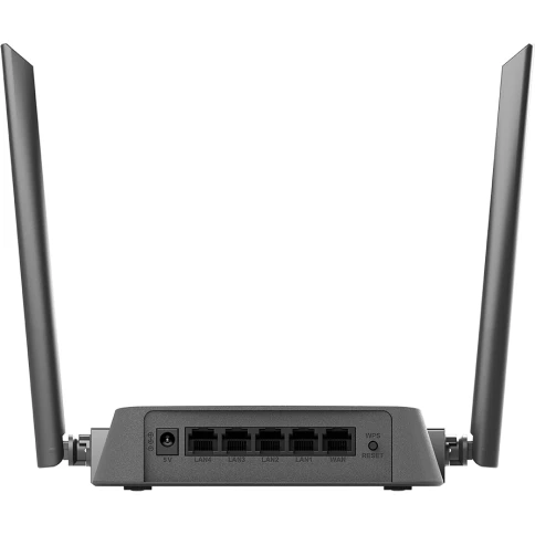 Маршрутизатор/ N300 Wi-Fi Router, 100Base-TX WAN, 4x100Base-TX LAN, 2x5dBi external antennas фото 4