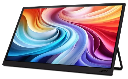 Монитор/ Acer PM161QJbmiuux 15,6'', UltraThin Black, 16:9, IPS, 1920x1080, 6ms, 250cd, 60Hz, mini HDMI, 2xType-C, Speakers 1Wx2, FreeSync, HDR 10, Vesa:100x100 фото 15