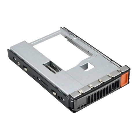 Комплектующие корпусов SuperMicro MCP-220-00140-0B 2.5" HDD Tray in 8th Generation 3.5" Hot Swap tray, Orange tab фото 1