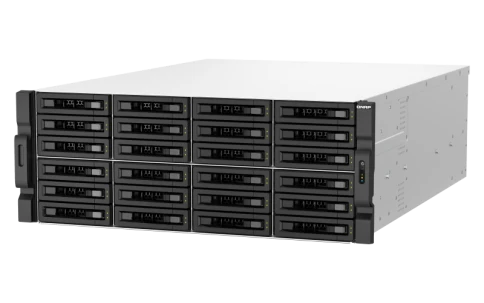 Сетевое хранилище без дисков/ ENTERPRISE QNAP TS-h3087XU-RP-E2378-64G QuTS hero NAS, Xeon E-2378 8C 16T 2.6-4.8GHz, 64 GB ECC DDR4 (4 x 16 GB) up to 128GB (4 x 32 GB), 30-bay (24 x 3.5-inch SATA + 6 x 2.5-inch SATA), 2x10 GbE, 2x2.5 GbE, 3xPCIe Slot (2 x фото 6