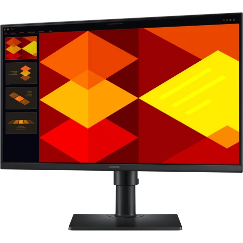 ЖК монитор/ Монитор Samsung S24D400GAI 24'', 1920x1080, IPS, 16:9, 178x178, 250nit, 100Hz, 5ms, 2HDMI/DP, 2USB-A, Audio out, HAS, H.Adj. 150, Tilt, Pivot, Swivel, IntPWR, 100X100VESA, Black, 3y фото 2