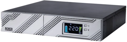ИБП SRT-1500A, линейно-интерактивный, 1500ВА, 1350Вт, LCD, Rack/Tower, 8 розеток IEC320 C13 с резервным питанием, USB, RS-232, слот под SNMP карту, EPO, защита RJ45, ШхГхВ 428х563х84мм., вес 24кг./ UPS POWERCOM SRT-1500A, line-interactive, 1500VA, 1350W, фото 5