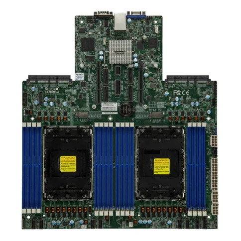 Серверная платформа/ SYS-611C-TN4R (bundle4): 1U / 2x LGA-4677 / 16x DDR5 RDIMM / 4x 2.5 NVMe*/SATA/SAS* / 1x SSD NVME 400GB, M.2 / 1x 2-ports GbE RJ45 Intel i350-AM2 / 2x 860W Power  (4 SATA config, Fan+ Heatsink Upgrade, + TPM 2.0) фото 4