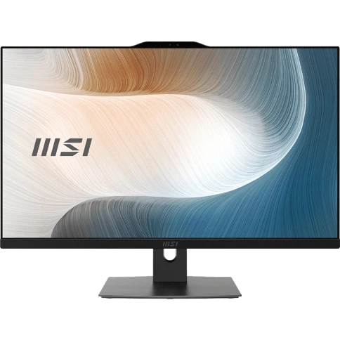 Моноблок/ MSI Modern AM272P 1MA-1461XRU   27"(1920x1080 IPS)/Intel Core 5 120U(1.4Ghz)/16384Mb/500SSDGb/noDVD/Int:Intel® Graphics/Cam/BT/WiFi/war 1y/7.5kg/Black/noOS + Wireless KB+M фото 1