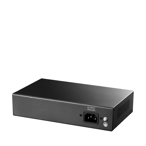 Коммутатор/ 8 RJ-45 10/100/1000M PSE ports +2 RJ45 10/100/1000  Uplink Port Unmanaged PoE+ Switch 120W, CCTV/VLAN mode support, long distance:250M at CCTV mode.  802.3af/at standard,  Aternative 1/2(+),3/6(-), Rack-mountable Steel Case, Watchdog, 120W int фото 3