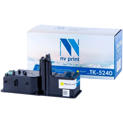 -/ Тонер-картридж NVP NV-TK-5240 Yellow для Kyocera Ecosys P5026cdn/P5026cdw/M5526cdn/M5526cdw (3000k) фото 1