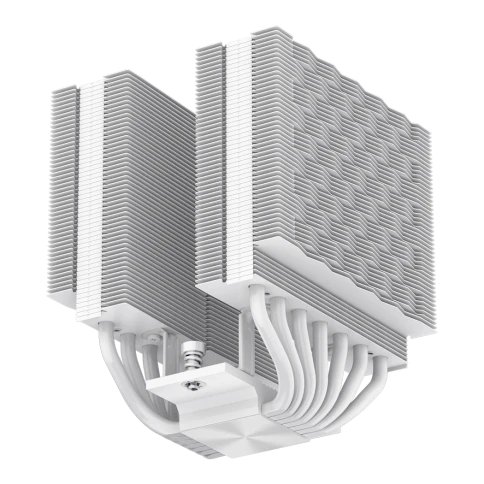 Кулер для процессора/ CPU Cooler PCCooler RT720 TC ARGB WH (270W, 4-pin PWM, 157.5mm, Al/Cu, 7x6mm, ARGB, 2x120mm, 73.32CFM, 34.9dBA, 2200RPM, S: 1851/1700/1200/115X, AM5/AM4, white) фото 4
