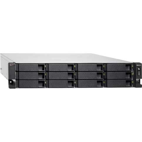 Сетевое хранилище без дисков/ Enterprise QNAP TS-h1283XU-RP-E2236-32G 12-Bay NAS( 12x2.5"/3.5" SATA HDD/SSD), Intel® Xeon E-2236 6-core 3.4 GHz (up to 4.8 GHz), 32 GB ECCDDR4 (2 x 16 GB) up to 128 GB (4 x 32 GB), 4xGbE LAN, 2 x 10GbE SFP+, 2 x 1 фото 4