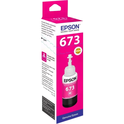 Чернила/ Epson 673 EcoTank Ink Magenta фото 1