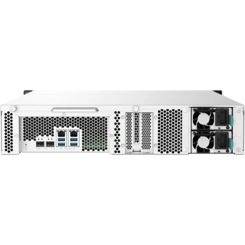 Сетевое хранилище без дисков/ SMB QNAP TS-1232PXU-RP-4G 12-Bay quad-core 64-bit AL324 1.7 GHz rackmount NAS with 250W redundant PSU, 4GB DDR4 UDIMM RAM (max 1x16GB), SATA 6Gb/s, 2x 10GbE SFP+ LAN, 2x2.5 GbE LAN, 1x PCIe Gen2 x2 slot. W/o RAIL-B02 фото 4