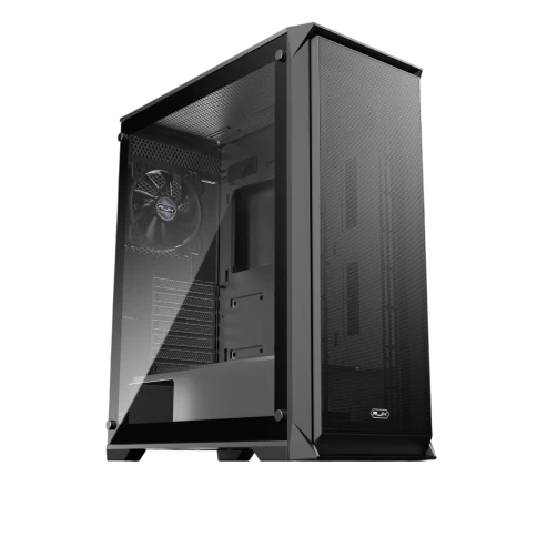 Корпус без блока питания/ Case Raijintek ARCADIA 41, Midi-Tower, TG, 1x120mm, 2xUSB-A 3.0 + 1xUSB-C, ATX, mATX, mITX Black фото 1