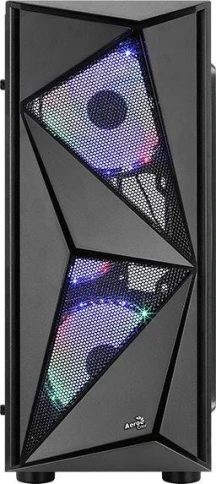 Корпус Aerocool Glider Cosmo-G-BK-v1 черный ATX 2x120mm 2xUSB2.0 1xUSB3.0 audio [COSMO-G-BK-V1] фото 1