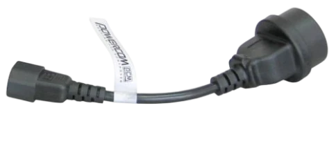 Кабель/ Powercom SCUT IEC-320 C14 to Socket Type-F 250V 10A фото 1