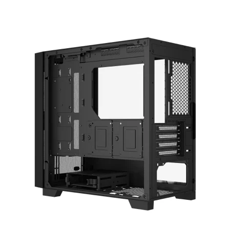 Корпус без блока питания/ Case PCCooler C3D310 BK, Mini-Tower, TG, Mesh, no fans, 2xUSB-A 3.0, mATX, mITX Black фото 3