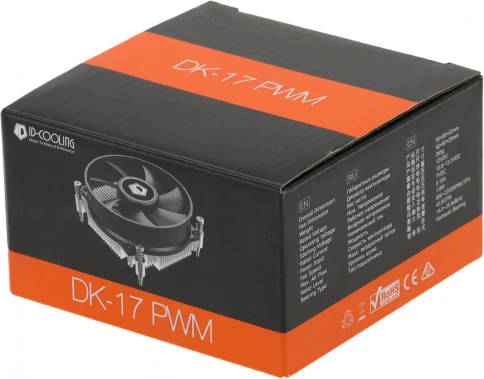Кулер ID-Cooling DK-17 PWM Soc-1700/1851 черный 4-pin 14-26dB Al 65W 265gr Ret [DK-17 PWM] фото 4
