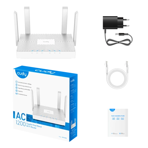 Маршрутизатор/ AC1200 Gigabit Dual Band Wi-Fi Router, Chipset MediaTek, 3x 10/100/1000Mbps RJ45 Ports, 4 x 5dBi fixed antennas,  WiFi router/AP/ Repeater/WISP Mode, 802.11ac/a/b/g/n, 867Mbps at 5GHz + 300Mbps at 2.4GHz, Zerotier/Wireguard/OpenVPN/IPSec/L2 фото 6