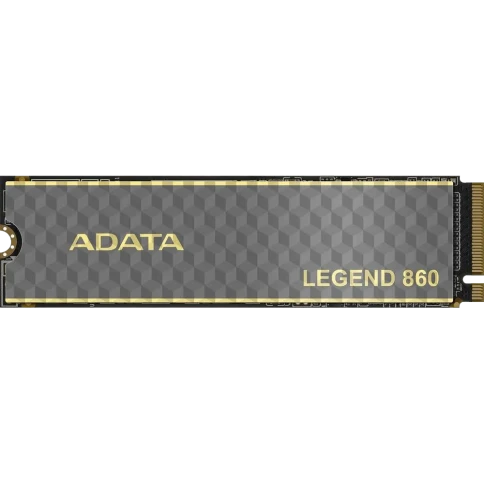 Твердотельный накопитель/ ADATA SSD LEGEND 860, 500GB, M.2(22x80mm), NVMe 1.4, PCIe Gen 4x4, 3D NAND, R/W 5000/3000MB/s, IOPs н.д./н.д., TBW 160, DWPD 0.2 (5 лет) фото 1
