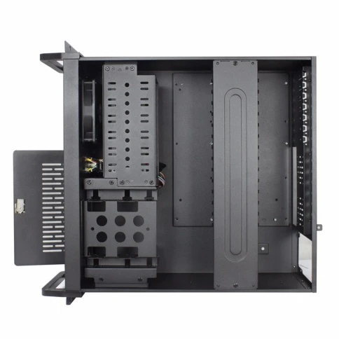 Серверный корпус/ Server case FL-4U-835, 4U Rack, ATX, M-ATX, ITX, w/o psu, (support ATX), 1x2,5" int, 8x3,5" int, 2xUSB 2.0,1x120mm fan, 7xFH PCIe expansion slots, FL-RK4U2ST rails inside фото 5
