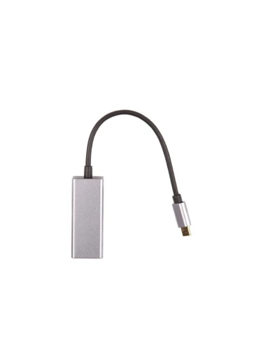 Кабель-переходник/ Кабель-переходник USB 3.1 Type-C -->RJ-45 1000Mbps Ethernet, Aluminum Shell, 0.15м VCOM <DU320M> фото 3