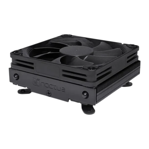 Кулер для процессора/ CPU Cooler Noctua NH-L9i chromax.black (59W, 4-pin PWM, 37mm, Al/Cu, 2x6mm, 1x92x92x14mm, 33.84CFM, 23.6dBA, 2500RPM, S: 1200/115x, Black) фото 1