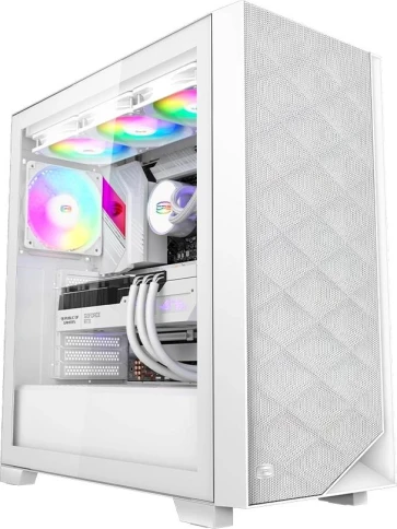 Корпус PcCooler C3D510 WH ARGB белый ATX 3x120mm 2xUSB3.0 1xUSB3.1 audio bott PSU [C3D510-WHP3-GL] фото 4