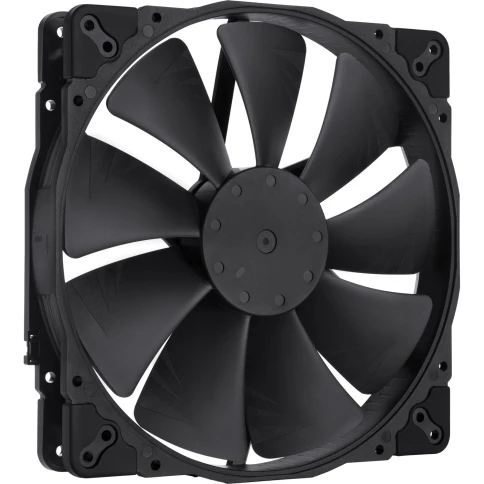 Кулер для корпуса/ Case Cooler Noctua NF-A20 PWM chromax.black.swap (200x200x30mm, 4-pin PWM, 86.46CFM, 18.1dBA, 800RPM, Black) фото 2