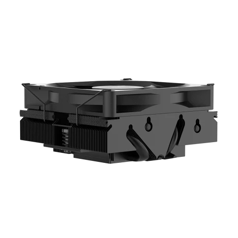 Кулер для процессора/ CPU Cooler SAMA U40 (130W, 4-pin PWM, 47mm, 4x6mm, 1x90mm, 38.18CFM, 34dBA, 2800RPM, S: 1851/1700/1200/115X, AM5/AM4, black) фото 2
