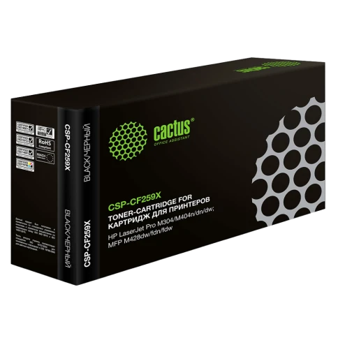 -/ Картридж лазерный Cactus CSP-CF259X черный (10000стр.) для HP LJ M304/M404/MFP M428 фото 1