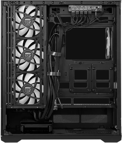 Корпус ПК без блока питания/ Case MSI MAG PANO 110R PZ, Midi-Tower, TG, 4x120mm ARGB, 2xUSB 3.2, 1xUSB 3.2 Type-C, ATX, mATX, mITX Black фото 3