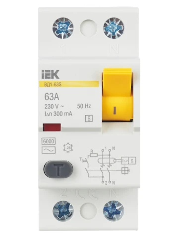 УЗО ВД1-63S 2Р 63А 300мА IEK фото 8