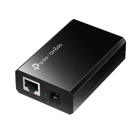 PoE инжектор/ Gigabit PoE Injector, 2*Gb Ethernet ports, up to 15.4W, 802.3af фото 1