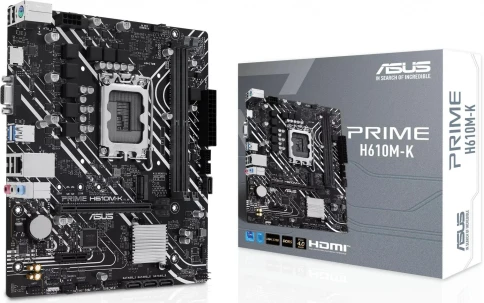 Материнская плата ASUS PRIME H610M-K Soc-1700 Intel H610 2xDDR5 mATX AC`97 8ch(7.1) GbLAN+VGA+HDMI [PRIME H610M-K] фото 6