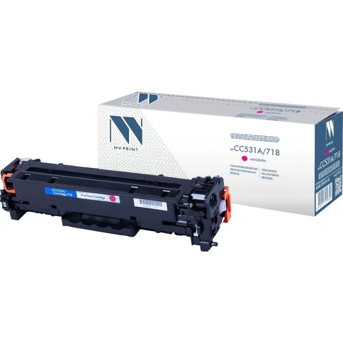 -/ Тонер-картридж NVP NV-CC533A/NV-718 Magenta универсальные для HP/Canon Color LaserJet CP2024/ CP2024n/ CP2024dn/ CP2025/ CP2025n/ CP2025dn/ CP2026/ CP2026n/ CP2026dn/ CP2027/ CP2027n/ CP2027dn/ LBP 7200 i-Sensys 7200cdn/ 7210/ 7210Cdn/ 7660/ 7660Cdn/ 7 фото 2