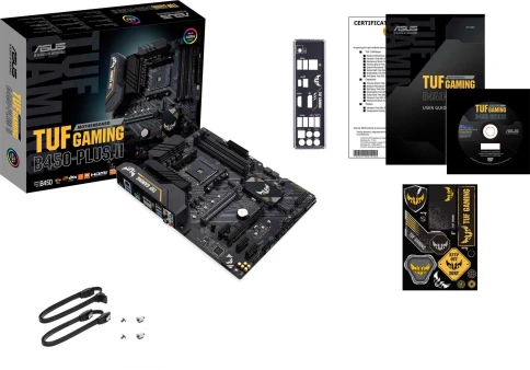 Материнская плата ASUS TUF GAMING B450-PLUS II Soc-AM4 AMD B450 4xDDR4 ATX AC`97 8ch(7.1) GbLAN RAID+HDMI+DP [TUF GAMING B450-PLUS II] фото 7