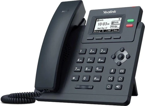 Телефон IP Yealink SIP-T31W черный фото 1