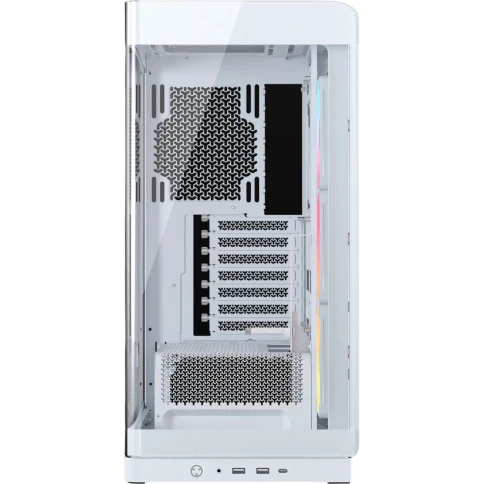 Корпус без блока питания/ Case Corsair Frame 4500X LX-R RGB iCUE LINK, Midi-Tower, TG, 3x120mm ARGB reverse fans, 2xUSB-A 3.2, 1xUSB 3.2 Type-C, E-ATX, ATX, mATX, mITX White фото 2