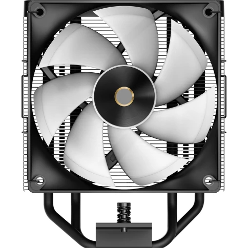 Кулер для процессора/ CPU Cooler Ocypus Delta A40 BK ARGB (220W, 4-pin PWM, 156.7mm, Al/Cu, 4x6mm, ARGB, 1x120mm, 73CFM, 29dBA, 2000RPM, S: 1851/1700/1200/115X, AM5/AM4, black) фото 3