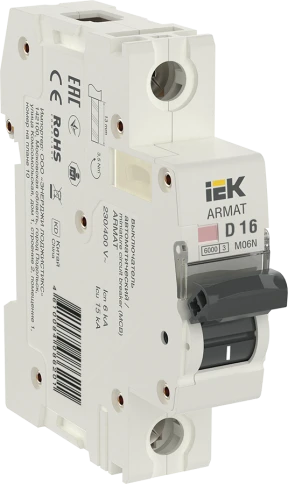 ARMAT Авт. выкл. M06N 1P D 16А IEK фото 7
