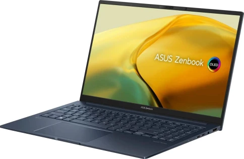 Ноутбук/ ASUS UM3504DA-MA432 15.6"(2880x1620 OLED)/AMD Ryzen 5 7535U(2.9Ghz)/16384Mb/512PCISSDGb/noDVD/Int:AMD Radeon/Cam/BT/WiFi/67WHr/war 1y/1.4kg/Ponder Blue/DOS + алюм корп; +чехол; +USB-RJ45 кабель фото 3
