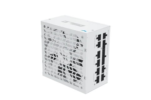 Блоки питания/ Power Supply SAMA G750 White (HAT-750yzB1G), 750W 80+ Gold (ATX, 3.1, PCIe 5.0, Full modular, 1x24(20+4)pin mesh 550mm, 2xCPU 8(4+4)pin 600mm+150mm, 2xPCIe*2 8(6+2)pin 550+150mm, 1x12VHPWR PCIe 5.1 12+4pin 600W 600mm, 3xSATA*3 450+150+150mm фото 4