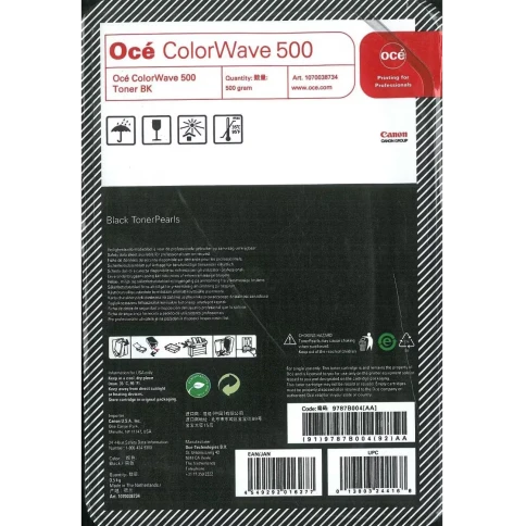 Тонер-картридж/ Oce ColorWave 500 Black, 500g фото 1