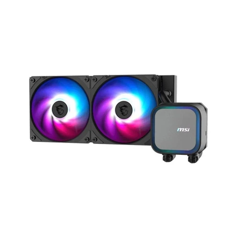 Жидкостная система охлаждения MSI MAG CORELIQUID A13 240 2x ARGB Fan, ARGB Block, фото 1