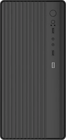 Корпус Accord ACC-M258-01B черный без БП mATX 1x80mm 2xUSB2.0 audio фото 2