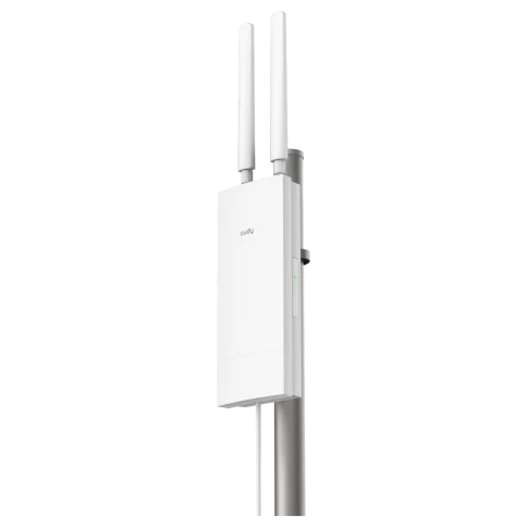 Точка доступа/ AX3000 High Power WiFi 6 Gigabit Outdoor Access Point, 2402Mbps at 5GHz + 574Mbps at 2.4GHz, 1 x Gigabit RJ45, 2 Detachable Antennas, 802.3at/802.3af PoE or 48V passive PoE, IP65 Waterproof, lightning protection, 48V passive PoE adapter inc фото 5