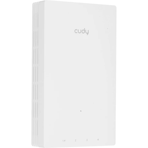 Точка доступа/ AC1200 Dual Band Gigabit Wall Plate Access Point,  MT7621DAN+MT7613B+MT7603E,  867Mbps at 5GHz + 300Mbps at 2.4GHz,  1 x Gigabit PoE-IN Port, 802.3af / at, 4 x Gigabit  RJ45 ports, LAN1 support PoE Out, Cudy Mesh Support фото 1