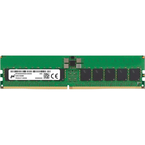 Память оперативная/ Micron 96GB DDR5 6400 MT/s CL52 DR ECC Registered DIMM 288pin фото 1