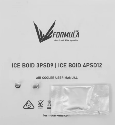Устройство охлаждения(кулер) Formula Ice Boid 3PSD9 Soc-AM5/AM4/1200/1700/1851 черный 4-pin 26.43dB Al+Cu 140W 332gr Ret фото 11
