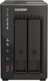 Сетевое хранилище без дисков/ SMB QNAP TS-253E-8G NAS, 2-tray w/o HDD. 2xHDMI-port. 4-core Celeron J6412 2-2.6 GHz, 8GB DDR,  2x2.5Gb LAN, 2 x M.2 2280 PCIe Gen 3 x2, 2x USB 3.2 Gen 2 (10Gbps) Port, 2x USB 2.0 port фото 1