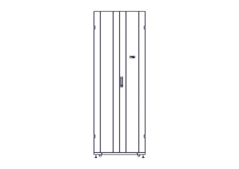 Шкаф Systeme Electric, серия Uniprom, 48U-800/1070, боковые панели 4шт, черный фото 3