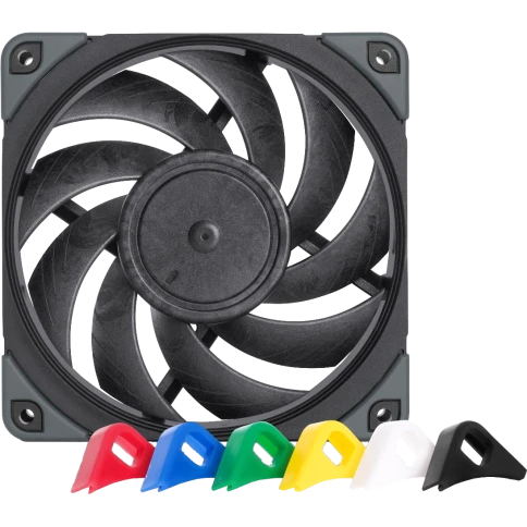 Кулер для корпуса/ Case Cooler Noctua NF-A12x25 PWM chromax.black.swap (120x120x25mm, 4-pin PWM, 60.09CFM, 22.6dBA, 2000RPM, Black) фото 1